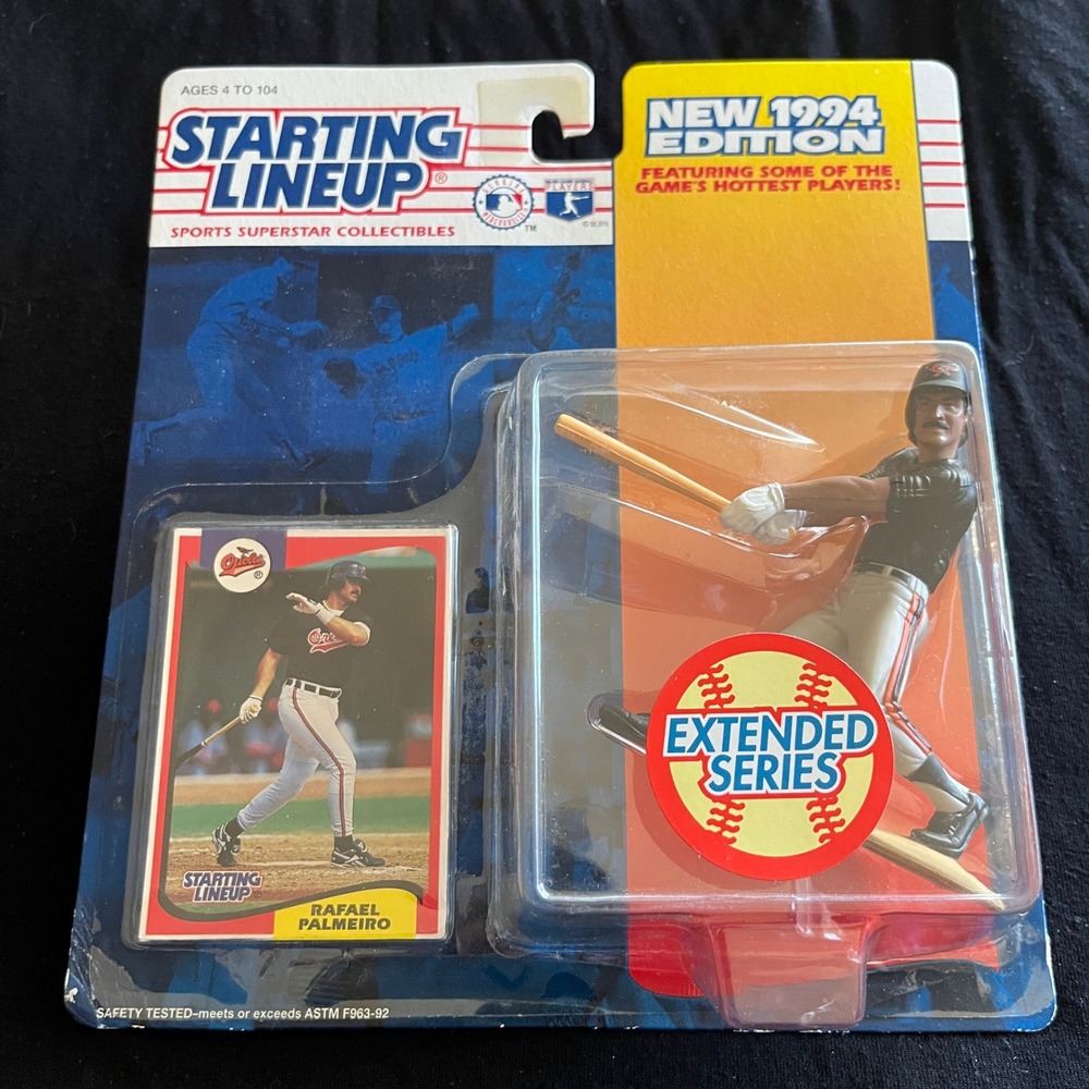 1994 Starting Lineup Rafael Palmeiro Baltimore Orioles Extended Series Kenner